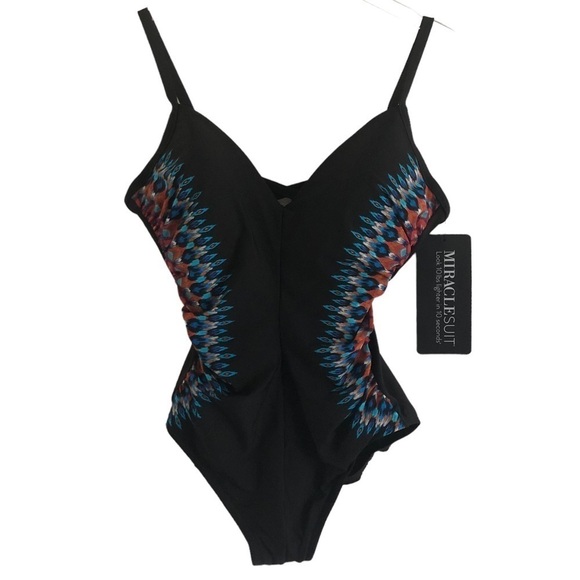 Miraclesuit Nepali Temptation One Piece Swimsuit NWT Size 12 - Picture 10 of 13